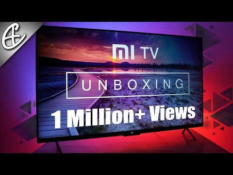 (ENGLISH) Xiaomi Mi TV 4 (55 inch 4K HDR TV) Unboxing & First Look!