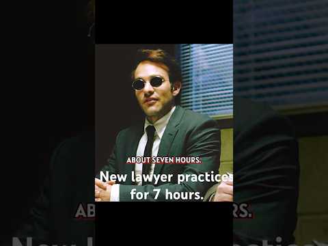 New lawyer practices for 7 hours.#daredevil #shorts #shortvideo #series #fouryou