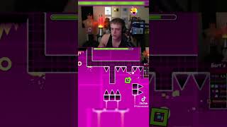 Joe crashes out of geometry dash #funny #joebart #geometrydash