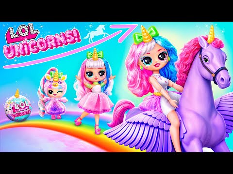 ¡Unicornio Arcoíris Creciendo! Manualidades para Unicornios LOL Surprise