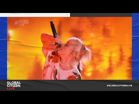 Billie Eilish Performs "All The Good Girls Go To Hell" Live in NYC | Global Citizen Live