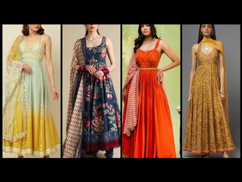 Sleeveless Anarkali suit designs/ Anarkali suit #anarkali #anarkalisuits