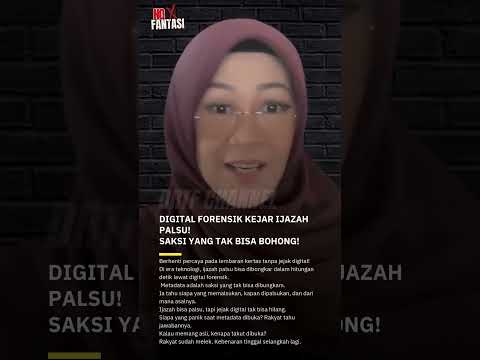 DIGITAL FORENSIK KEJAR IJAZAH PALSU!SAKSI YANG TAK BISA BOHONG! #doktertifa