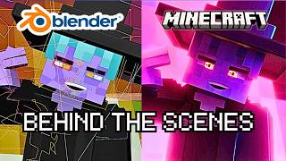 "YOUR IDOL" Minecraft Animation Behind The Scenes - KPOP Demon Hunters - Blender 3D Animation