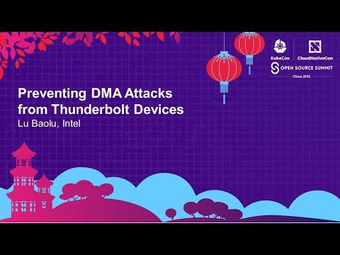 Preventing DMA Attacks from Thunderbolt Devices
