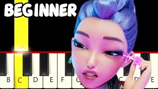 How It’s Done - KPop Demon Hunters - Fast and Slow (Easy) Piano Tutorial - Beginner