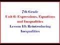 Understanding Inequalities and Discounts