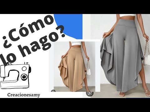 🔹 "Patrón Pantalón de Mujer con Pretina Anatómica y Bota Ancha | Ideal para Telas Elásticas