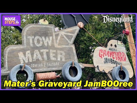 Mater’s Graveyard JamBOOree POV Ride Experience at Disneyland Halloween Time 2024