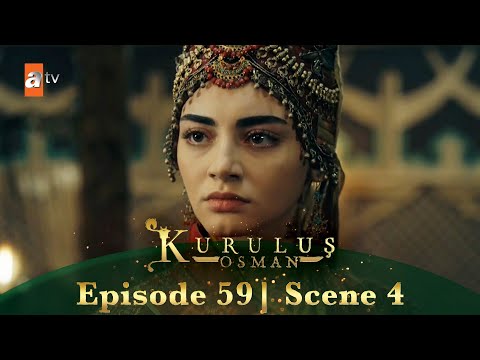 Kurulus Osman Urdu | Season 3 Episode 59 Scene 5 | Mere baba zindaan mein hain!