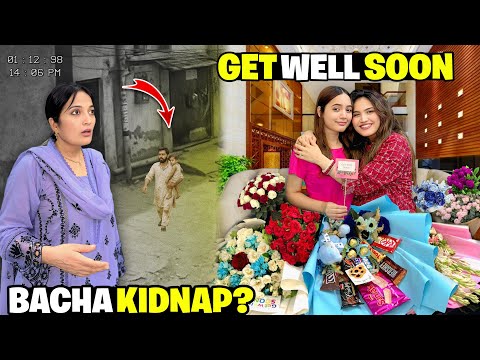 Neighbours Ka Bacha Kidnap Hogaya😱💔|Get Well Soon Ky Flowers Mil Gaye🥹💐|Need Your Help😣⚠️|Sistrology