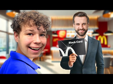 Ich habe die BLACKCARD von McDonalds BEKOMMEN! (alles kostenlos essen)