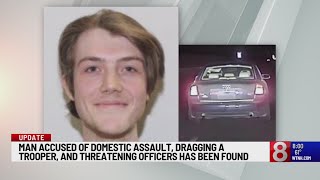 Wanted suspect who dragged Massachusetts trooper found at Stamford hotel