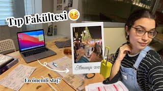 Tıp Fakültesi VLOG 4 👩🏽‍⚕️: Dahiliye (Ders Çalışma Günlüğüm) + Almanya
