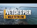 Walking to the End of Vetchs Pier  Rare Low Tide in Durban!