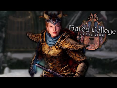 The Dragon's Lair - Bards College Expansion: Part 13 | Skyrim Creations