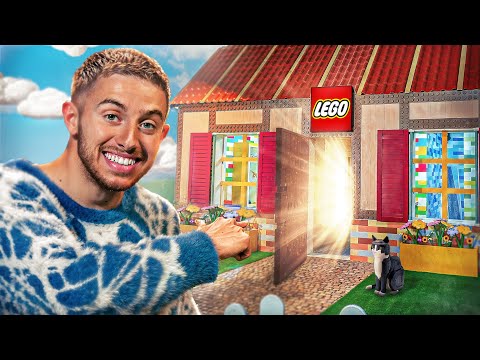 J’AI SURVÉCU 48H DANS UNE CABANE LEGO ! (et il y’a eu des dingueries)