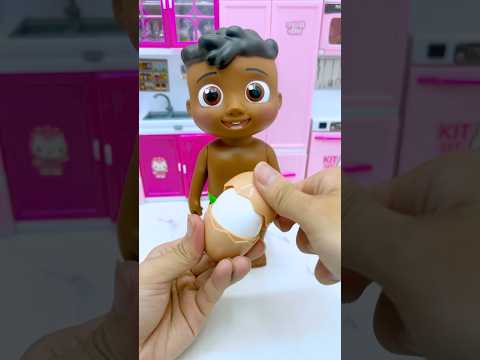 ASMR Unboxing Miniature Boys Unboxing Egg Kitchen Set Toys, Satisfying With Lina ASMR Videos #asmr