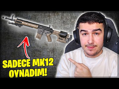 SADECE MK12 OYNADIM! ONE MAN SQUAD PUBG MOBILE