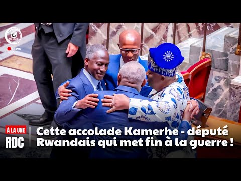 Guerre RDC-Rwanda: accolade entre Kamerhe et un parlementaire Rwandais qui met fin à la guerre