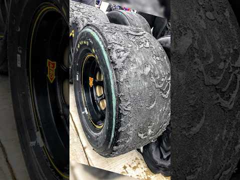 Why F1 Tires Look Like This After a Race! 🏎️🛞🔥 #shorts