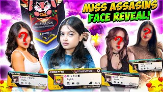 Miss Assassins Girls Facereveal 🥰 Most Demanding Video 😘 - Garena Free Fire Max