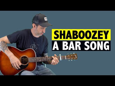 Shaboozey - A Bar Song - EASY GUITAR TUTORIAL