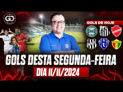 ⚽️ TODOS OS GOLS DESTA SEGUNDA 11/11/2024 GOLS DE HOJE, GOLS DO DIA, GOLS DO BRASILEIRÃO (COMPLETO)