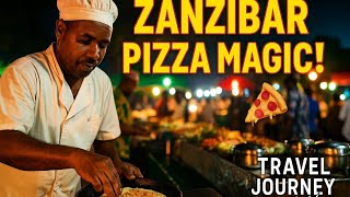 "Zanzibar Pizza Like You've Never Seen! 🍕🇹🇿 Made Right On The Streets!"