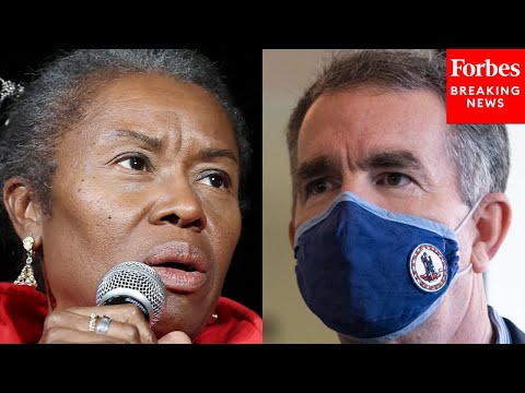 YouTube video thumbnail: 'You See How Crazy That Was?': Winsome Earle-Sears Slams Ralph Northam's Mask Policies During Covid