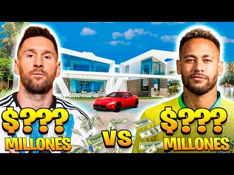 Lionel Messi y Neymar Júnior  - ¿Quién tiene la vida más lujosa?
