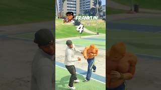 Que Protagonista Aguanta más Golpes en GTA 5 👊⁉️#gta5 #gtav #shorts
