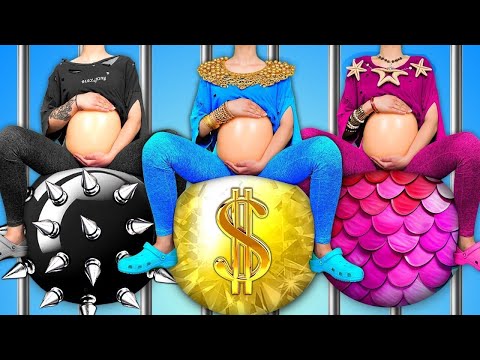 Zengin Vs Yoksul Vs Giga Zengin Hapishanede Hamile! Gotcha'dan Komik Durumlar!