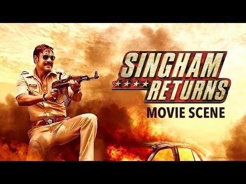Aali Re Aali, Aata Tumchi Baari Aali | Singham Returns | Movie Scene | Ajay Devgn