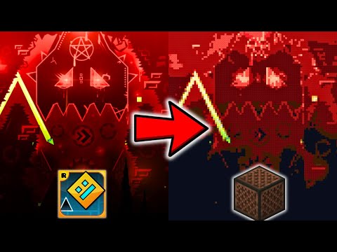 I Made The GD "SLAUGHTERHOUSE" with Minecraft Note Block! | Geometry Dash 2.2 | CRIM3S - lost