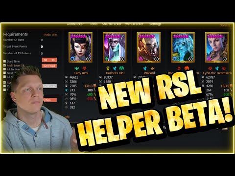 NEW RSL Helper Beta! Auto Sell Parameters! | RAID Shadow Legends