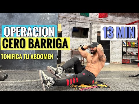 Rutina de Abdomen 🔥 Operación Cero BARRIGA en Casa (13 Minutos)