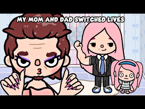 My Mom and Dad Switched Lives! 👨🏻🔄👱🏻‍♀️| Sad Toca Life Story | Toca Boca World