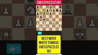#86 Find the best move for #white pieces #chess #puzzles #Lichess