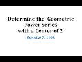 Power Series and Convergence Concepts