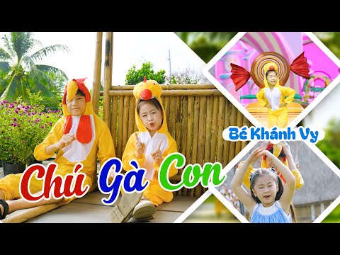 CHÚ GÀ CON - BÉ KHÁNH VY ♫ Chú Gà Con Đi Lon Ton - Nhạc Thiếu Nhi Động Vật Vui Nhộn