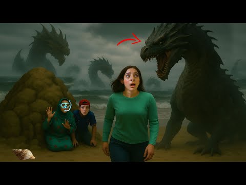 لما وحوش البحر المفترسة🐉تفتح بوابة الجحيم👹روان واجهت أكبر كائن بحري!😨|عيلتي كلها في خطر|☠️(الجزء2)😍