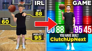 I Created My REAL LIFE BUILD But in NBA 2K25