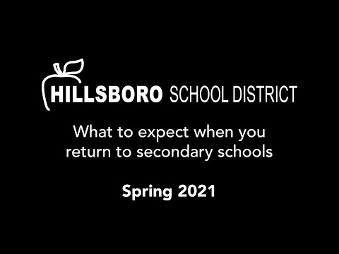 Return-to-School, Secondary Schools, Spring 2021,...