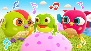 Cantamos com a coruja Hop Hop!🎤🦉 Bora conhecer o corpinho do sapinho!🐸