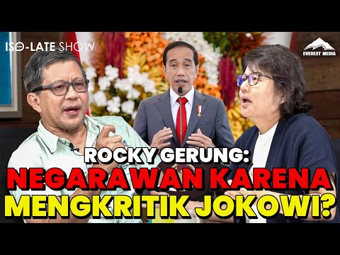 ROCKY GERUNG MENGKRITIK JOKOWI BURUK SEBAGAI KEPALA NEGARA! Iso-Late Show #everestmedia #rockygerung
