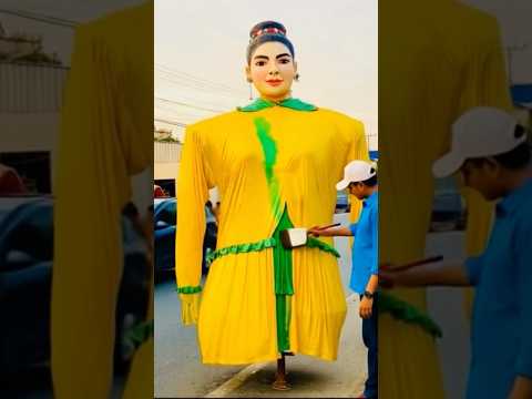 តែងខ្លួនអោយអូន #drums#dancechoreography #giantpuppets #trumpet #drumkit  #giantpuppetparade #costume
