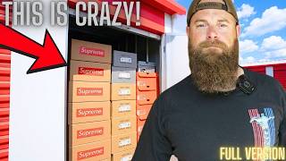 They hoarded SUPREME NIKE YEEZY! INSANE abandoned storage unit find!