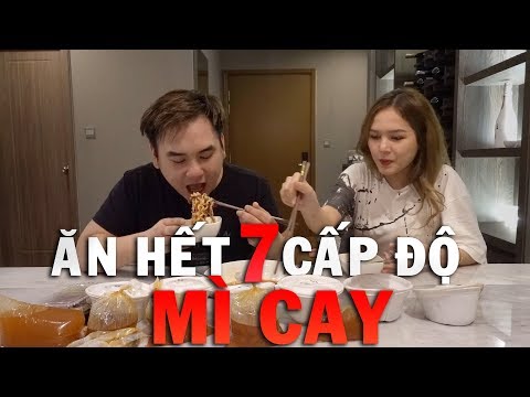 Cùng Xoài ăn hết 7 Cấp Độ Mì Cay!