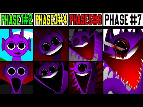 Purple (Durple)All PHASES - Phase01 VS Phase02 VS Phase03 ... VS PHASE 15 - SPRUNKI (Incredibox)